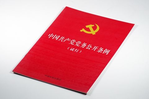 中共中央印发《中国共产党党务公开条例（试行）》
